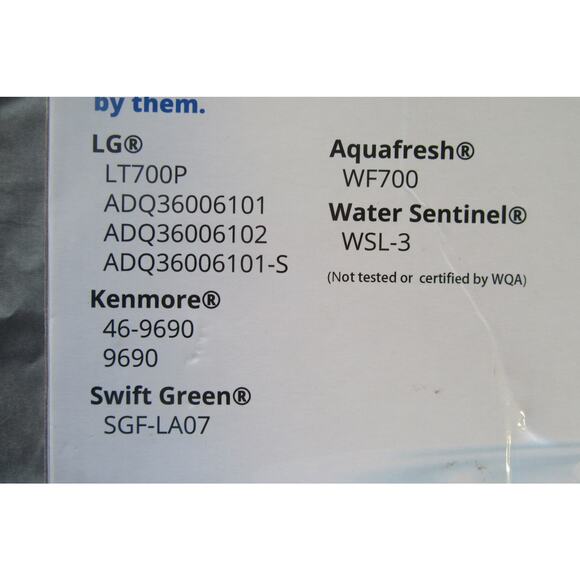 Refresh R-9690 Replacement Water Filter For LG & Kenmore Refrigerators (4 Pack) - Picture 8 of 11